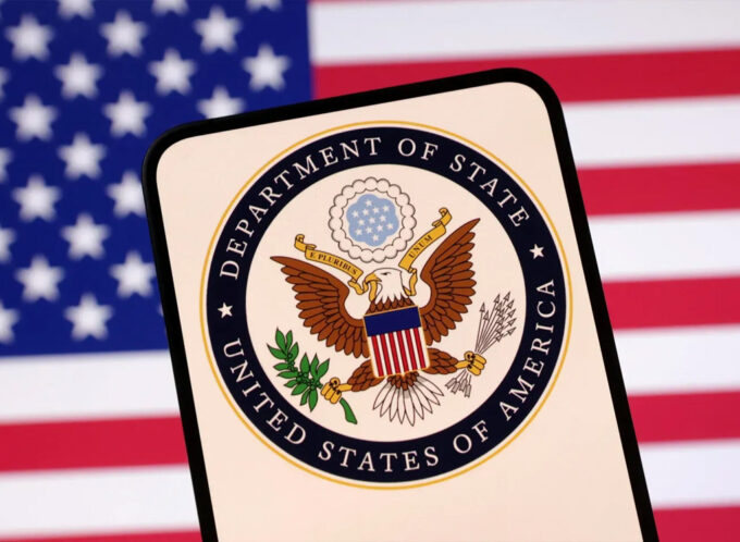 The State Department says visa holders must arrive and depart the US via Boston Logan Airport, JFK Airport, and Dulles Airport. / Reuters