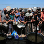 As humanitarian conditions continue to worsen, the pope begged ‘for a permanent ceasefire to be reached’.