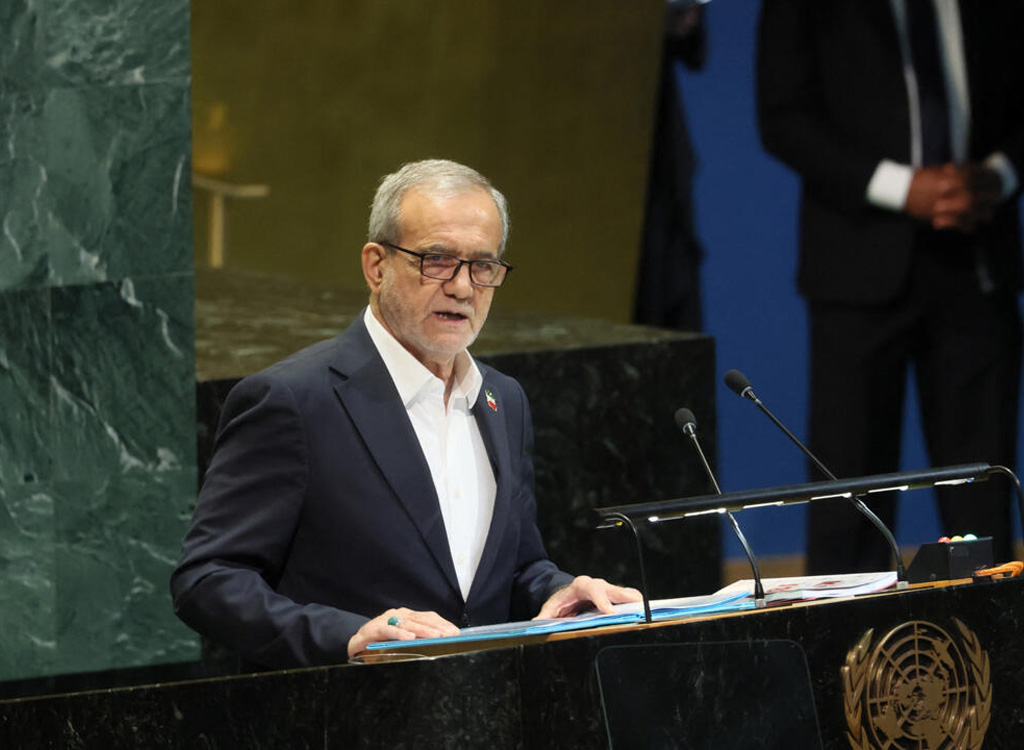 Iranian President Masoud Pezeshkian spoke at the UN General Assembly