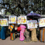 State teachers and school principals hold placards during a protest demanding relief from the upcoming budget, in front of the Ministry of Education in Colombo, Sri Lanka, February 14, 2025. © 2025 CHAMILA KARUNARATHNE/EPA-EFE/Shutterstock