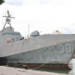 USS Canberra (LCS 30) at the Colombo Port