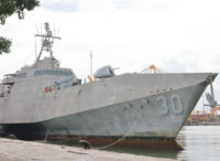 USS Canberra (LCS 30) at the Colombo Port